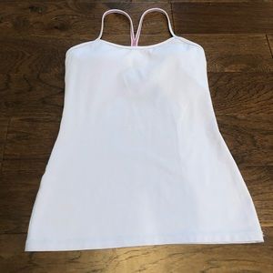 Lululemon Lilac Racerback Tank with Built-In Bra